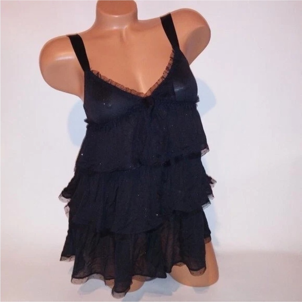 Victoria's‎ Secret Black Lace Detail Top
